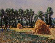 Claude Monet Haystacks at Giverny china oil painting artist